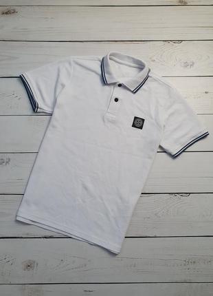 Чоловіча бавовняна футболка поло stone island
