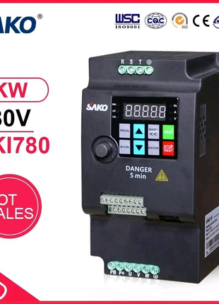 Частотный преобразователь SAKO SKI780-4D0G-4 4кВт, 380/380В