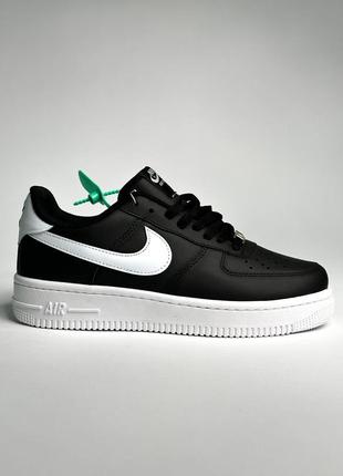 Nike air force 1 low black/white original мужские кроссовки! 4...