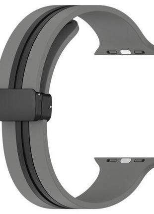 Силіконовий ремінець з магнітною застібкою для Apple Watch T/C...