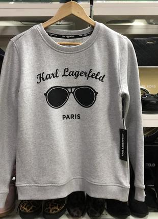 Свитшот на флисе karl lagerfeld paris