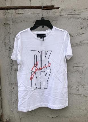 Белая футболка dkny