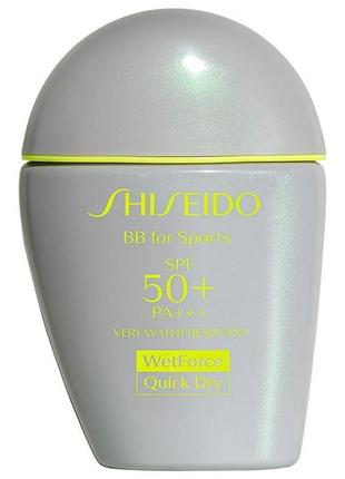 Солнцезащитный bb крем-спорт shiseido sports bb spf 50+( mediu...
