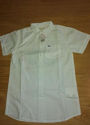 Рубашка белая 134-140 zy