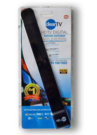 Цифрова ТВ антена кімнатна Clear TV HDTV