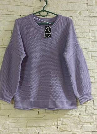 Женская кофта джемпер,свитер лавандового цвета,размер 48-50