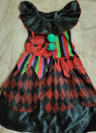 Платье на хеллоуин 5-6 лет