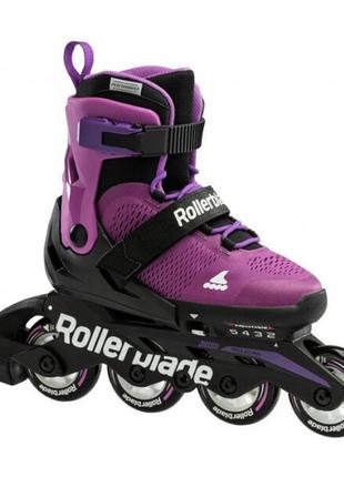 Ролики дитячі Rollerblade Microblade Black Purple 2024 (Черно-...