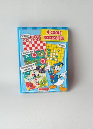 Мини настольная игра в дорогу 4в1. disney. micky mays. extra.