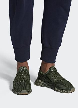 Кросівки adidas original deerupt кольору хакі зелені b41771 ор...