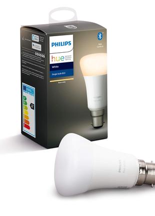 Одинарная белая лампа Philips Hue [байонетный цоколь B22]