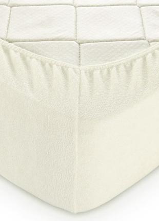 Простынь махровая на резинке (180х200х30) Marshmallow
