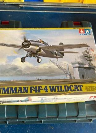 Збірна модель літака Tamiya Grumman F4F-4 Wildcat 1:48