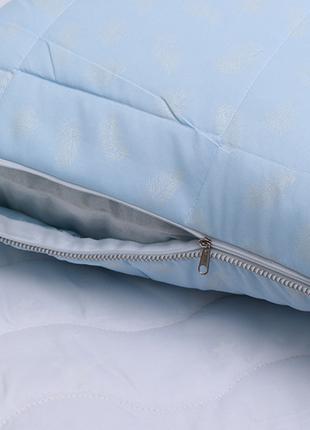 Чехол на подушку стеганный 50х70 (голубой)