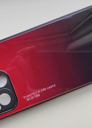 Чехол градиент стеклянный для Xiaomi Redmi 12c