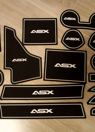 Ковоики килимки підстаканники резин Mitsubishi ASX  Мицубиси ASX