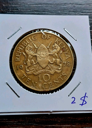 10 центів Кенія