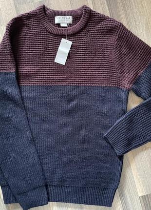 Новый мужской свитер, по бирке размер s