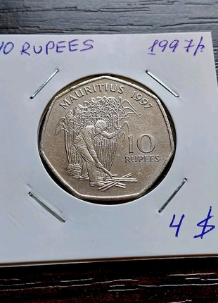 10 рупій Мавритий