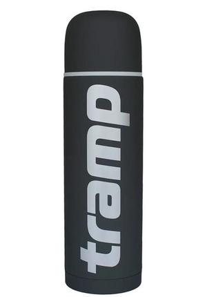 Термос tramp soft touch 1,2 л сірий trc-110-grey (utrc-110-grey)