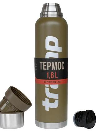 Термос tramp expedition line 1,6 л оливковый trc-029-olive (ut...