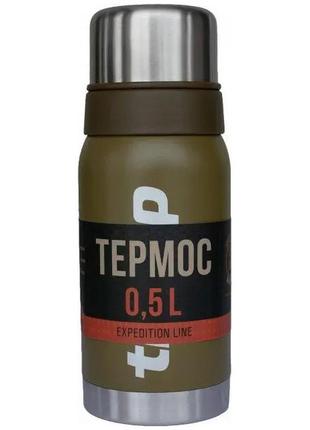 Термос tramp expedition line 0,5 л оливковый trc-030-olive (ut...