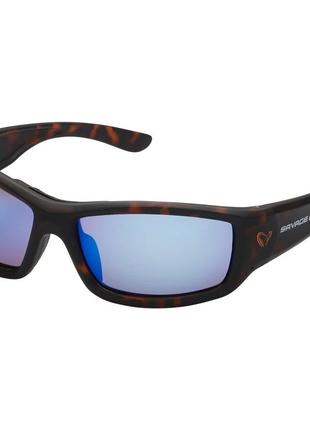 Очки Savage Gear Savage 2 Polarized Sunglasses Blue Mirror Flo...