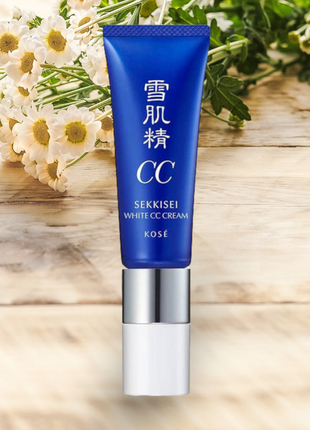 Kose sekkisei white cc cream отбеливающий сс крем spf50+/pa+++...