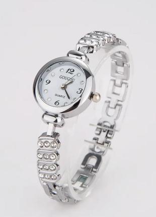 Наручные часы для женщин, модные кварцевые наручные часы с кам...