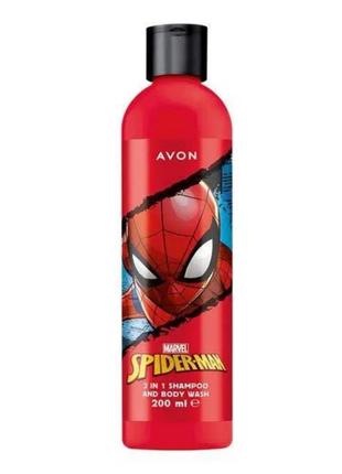 Дитячий шампунь-гель для душу spider-man avon (200 мл)