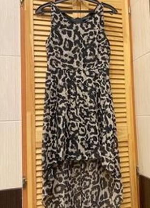 Платье леопард женская amisu