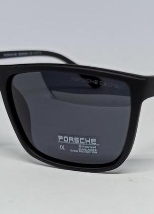 Porsche design очки мужские солнцезащитные черные матовые поля...