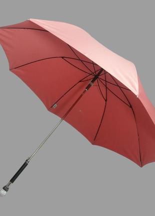 Эксклюзивный женский зонт-трость pasotti, полуавтомат, 8 спиц,...