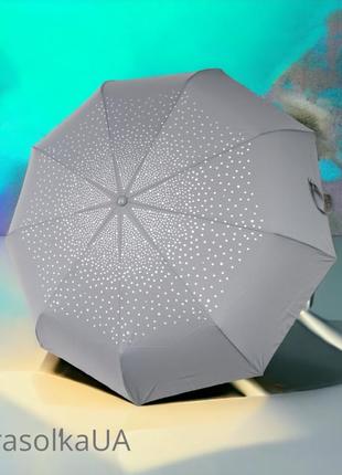 Жіноча парасолька автомат від frei regen, сіра