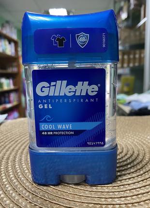 Антиперспірант-дезодорант чоловічий гелевий Gillette Cool Wave...