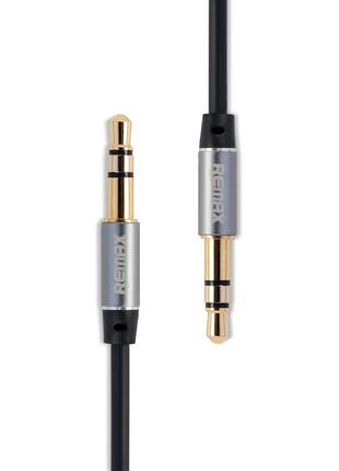 Audio кабель Remax RL-L100 AUX 3.5 miniJack M-M 1м чорний