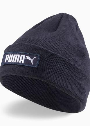 Зимняя шапка puma classics cuff beanie новая оригинал из сша