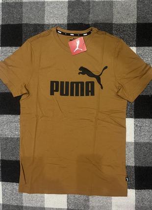 Чоловіча футболка puma ess logo tee нова оригінал з сша