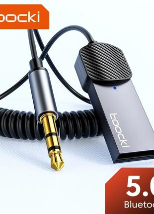 Аудіо Bluetooth-адаптер (ресивер) toocki USB Bluetooth 5.0