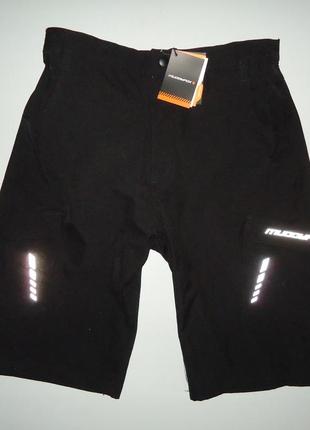 Велошорты  muddyfox mtb shorts с памперсом новые (m)