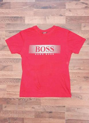 Чоловіча футболка hugo boss з великим лого
