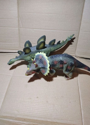 Динозавр игрушка Раптор трицератопс стегозавр з Европы