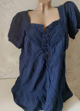 Роскошная батистовая блуза, размер 48-50