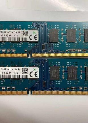 16GB 2x8GB DDR3 1600MHz SK Hynix HMT41GU6BFR8A-PB PC3L 12800U ...