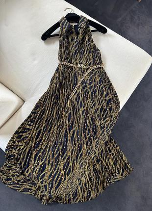 Новое брендовое длинное платье платье сарафан michael kors ори...