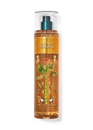 Парфюмированный спрей для тела bath and body works coconut pin...