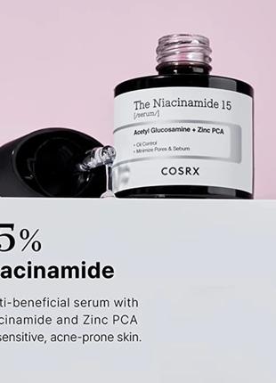 COSRX The Niacinamide 15 Serum Сироватка з ніацинамідом 15% 20 мл