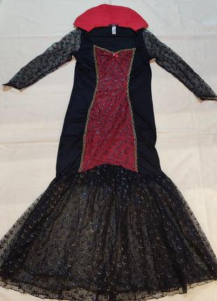 Карнавальна сукня мортисия адамс , мортіша, вампирша