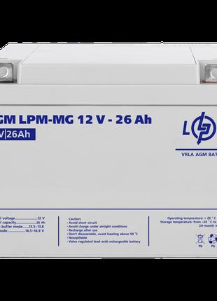 Акумулятор мультигелевий LPM-MG 12V - 26 Ah