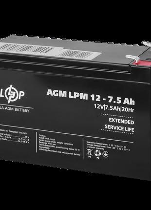 Акумулятор AGM LPM 12V - 7.5 Ah